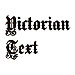 Victorian Text embroidery font