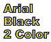 Arial Black 2 Color