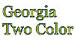 Georgia 2 Color embroidery font