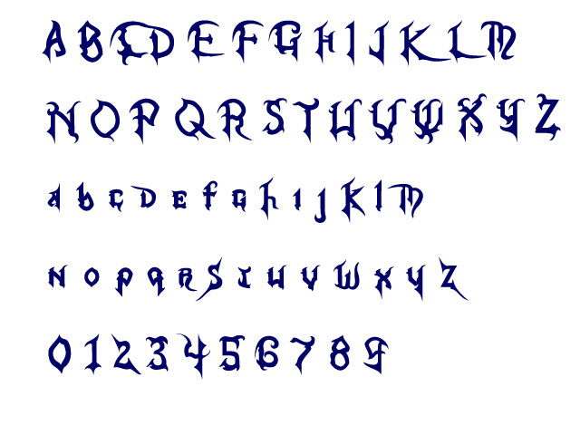 Kingdom Hearts Font