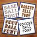 Sports embroidery font pack