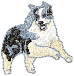 And sew on embroidery embroidery design australian shepherd 163 And sew on embroidery embroidery design australian shepherd 163