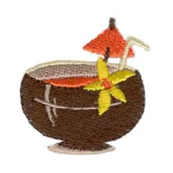 Cocktail embroidery design