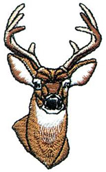Dakota collectibles embroidery design deer head 256 inches h x 148