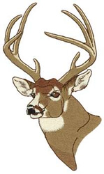 Dakota collectibles embroidery design whitetail deer head 601 inches