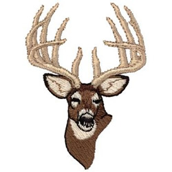 Dakota collectibles embroidery design whitetail deer head 301 inches