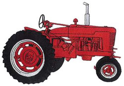 Dakota collectibles embroidery design tractor 554 inches h x 802