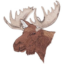 Dakota collectibles embroidery design moose head 581 inches h x 517