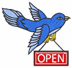 Open embroidery design