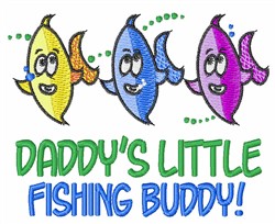 Fishing Buddy embroidery design