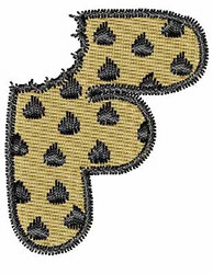 Chocolate Chip Cookie Font embroidery design