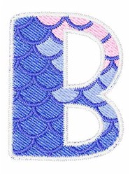 Mermaid Scales B embroidery design