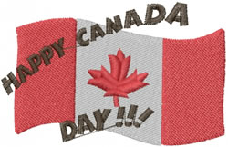 Stitches creation mmfcl embroidery design canada day 204 inches h x 3 Stitches creation mmfcl embroidery design canada day 204 inches h x 3
