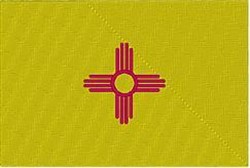 New Mexico Flag embroidery design
