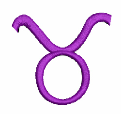 taurus embroidery design