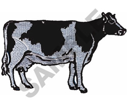 Great notions embroidery design holstein cow 228 inches h x 348 inches w