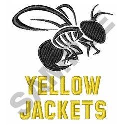 Great notions embroidery design yellow jacket 288 inches h x 252 Great notions embroidery design yellow jacket 288 inches h x 252