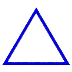 Black Outline Triangle