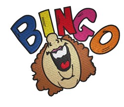 King Graphics Embroidery Design Bingo 310 Inches H X 370 Inches W