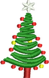 Christmas Tree embroidery design