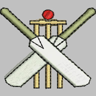 Logopunch Embroidery Design: Crossed Cricket Bats 1.99 ...
