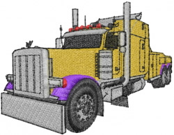 Lyns emb embroidery design semitruck 217 inches h x 280 inches w Lyns emb embroidery design semitruck 217 inches h x 280 inches w