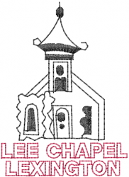 Lee Chapel embroidery design