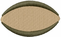 Football embroidery design