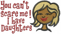 Daughters embroidery design