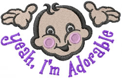 Im Adorable embroidery design