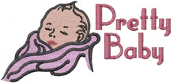 Pretty Baby embroidery design