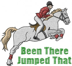 Jumped That embroidery design