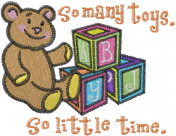 So Many Toys embroidery design