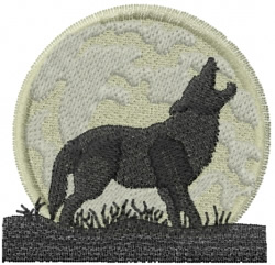 Machine embroidery designs embroidery design howling wolf 197 inches Machine embroidery designs embroidery design howling wolf 197 inches