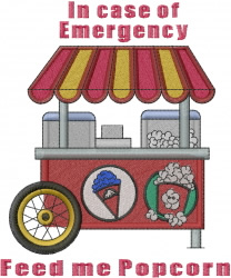 Concession Stand embroidery design
