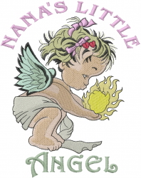 Nanas Little Angel embroidery design