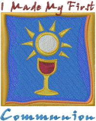My First Communion embroidery design