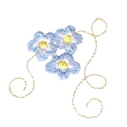 Needle passion embroidery embroidery design forgetmenot 189 inches Needle passion embroidery embroidery design forgetmenot 189 inches