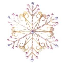 Needle passion embroidery embroidery design variegated snowflake 307 Needle passion embroidery embroidery design variegated snowflake 307