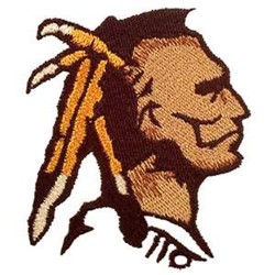Oklahoma embroidery embroidery design indian brave mascot 286 inches Oklahoma embroidery embroidery design indian brave mascot 286 inches