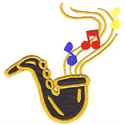 free saxophone embroidery design download