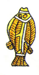 Aboriginal Fish embroidery design
