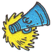 Cheerleading embroidery design