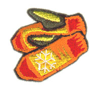 Mittens embroidery design