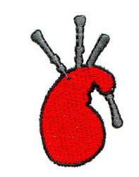 Bagpipes embroidery design