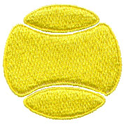 Pinnacle embroidery patterns embroidery design tennis ball 169 inches Pinnacle embroidery patterns embroidery design tennis ball 169 inches