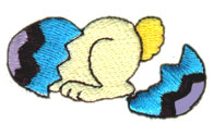Bunny inside Egg embroidery design