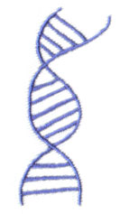 Double Helix embroidery design