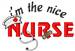 Nice Nurse embroidery design
