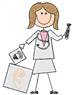 Female Audiologist embroidery design